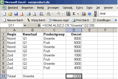 Excel getal naar tekst